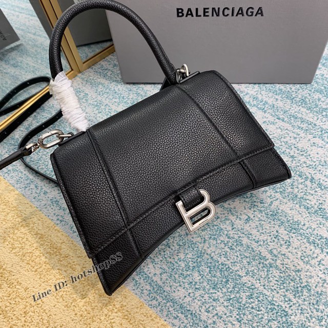 Balenciaga專櫃爆款手提肩背女包 巴黎世家鑽石紋s小號Hourglass沙漏包 fyj1027